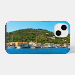 De haven van Antipaxos iPhone 14 Hoesje