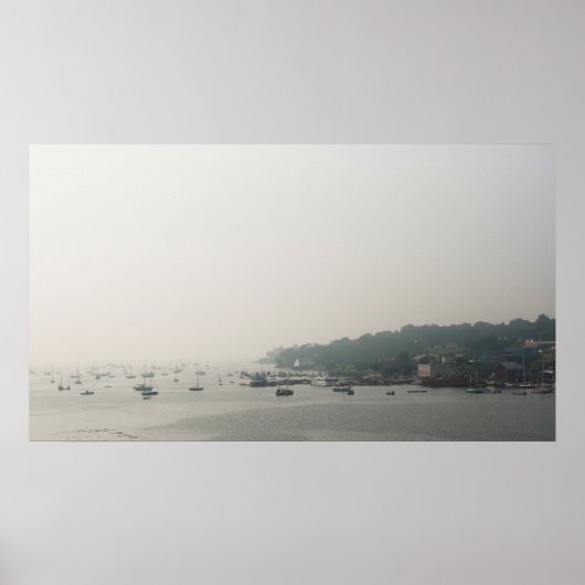 De haven van Belfast, Maine Poster (Voorkant)