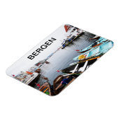 De haven van Bergen in Noorwegen Magneet (Linkerzijde)