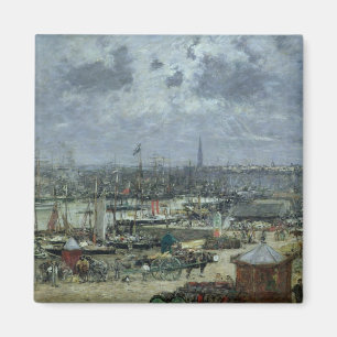 De haven van Bordeaux, 1874 Magneet