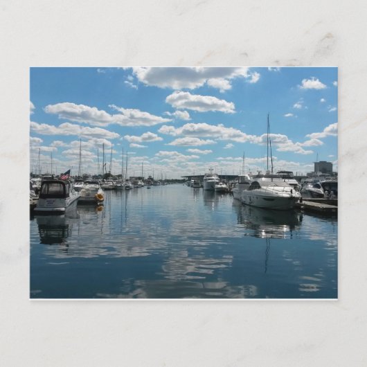 De Haven van Burnham - Chicago Briefkaart (Voorkant)