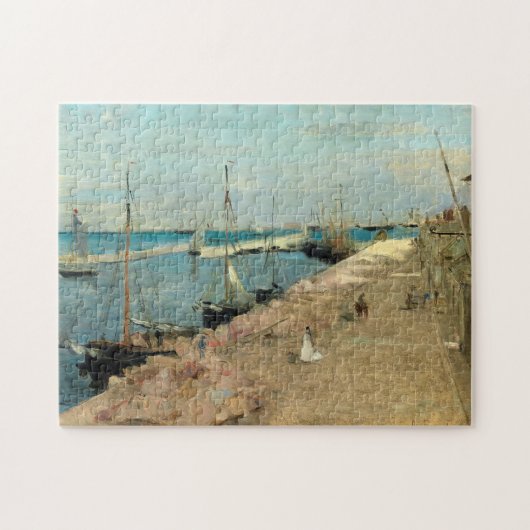 De haven van Cherbourg | Berthe Morisot Legpuzzel (Horizontaal)