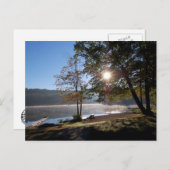 De haven van de kampboot in de zon briefkaart (Voorkant / Achterkant)