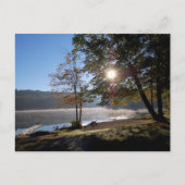 De haven van de kampboot in de zon briefkaart (Voorkant)