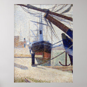 De haven van Honfleur Poster