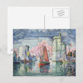 De haven van La Rochelle, 1921 Briefkaart (Voorkant / Achterkant)