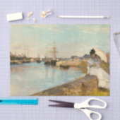 De haven van Lorient door Berthe Morisot Tissuepapier (Craft)