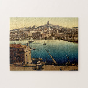 De haven van Marseille Frankrijk Legpuzzel