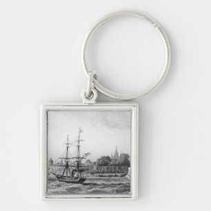 De haven van New Orleans Sleutelhanger
