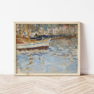 De haven van Nice Berthe Morisot Poster