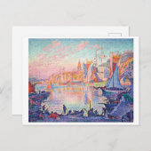 De haven van Saint-Tropez, Signac Briefkaart (Voorkant / Achterkant)