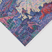 De haven van Saint-Tropez, Signac Tissuepapier (Detail)