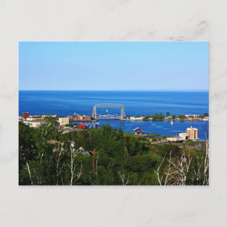 De haven van Skyline Briefkaart