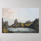 De haven van Taloo op het eiland Eimeo Poster (Voorkant)