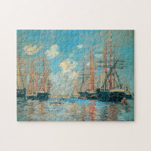 De haven van Zee in Amsterdam Monet Fine Art Legpuzzel