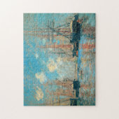 De haven van Zee in Amsterdam Monet Fine Art Legpuzzel (Verticaal)