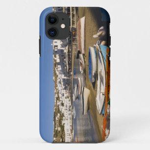 De havenstad met kleurrijke vissersboten iPhone 11 hoesje