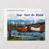 De Havilland Beaver Floatplane - Canada Briefkaart (Voorkant / Achterkant)