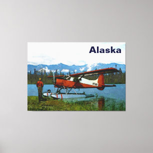 De Havilland Beaver Floatplane Canvas Afdruk