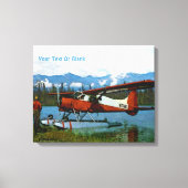 De Havilland Beaver Floatplane Canvas Afdruk (Voorkant)