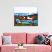 De Havilland Beaver Floatplane Canvas Afdruk (Insitu (Woonkamer))