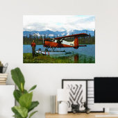 De Havilland Beaver Floatplane Poster (Thuiskantoor)
