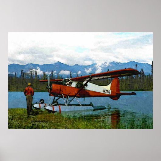 De Havilland Beaver Floatplane Poster (Voorkant)