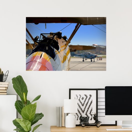 de Havilland Tiger Moth Poster (Thuiskantoor)