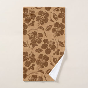 De Hawaiiaanse Hibiscus Vintage Pareau van Handdoek