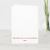 De Hawaiiaanse Verjaardag van de Hibiscus Kaart (Achterkant)