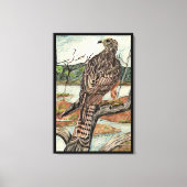 De Hawk Canvas Afdruk (Voorkant)