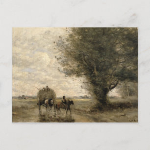De Haycart, c. 1860 Briefkaart