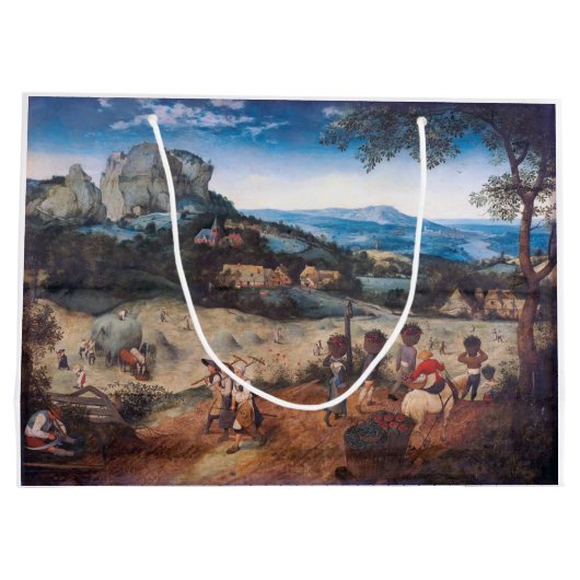De Haymaking, Pieter Bruegel Groot Cadeauzakje (Achterkant)