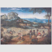 De Haymaking, Pieter Bruegel Tissuepapier (Voorkant)