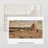 De Haystack van Giovanni Fattori Briefkaart (Voorkant / Achterkant)