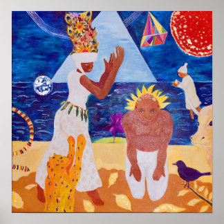 De Healers - originele afdruk door Vivian Ara Poster