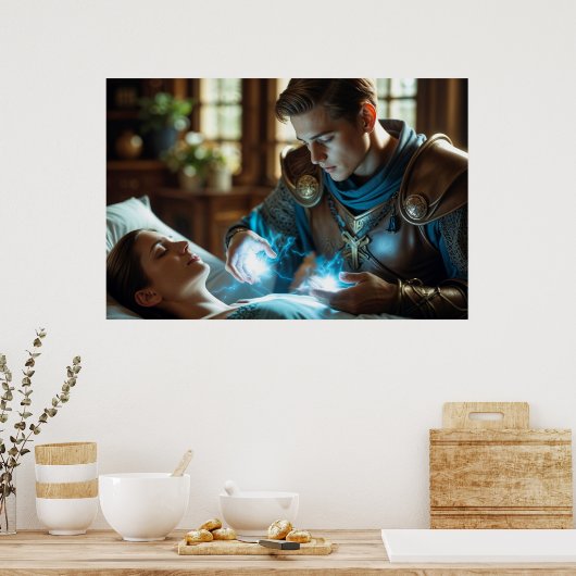 De healing touch poster (Keuken)