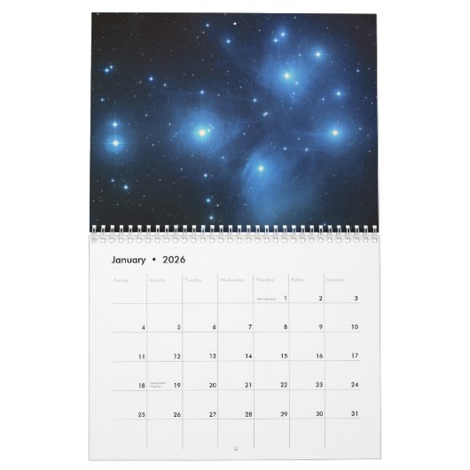 De Heavens Kalender (Jan 2026)