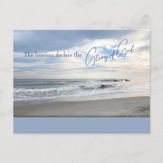 De Heavens verklaren de glorie van God Briefkaart