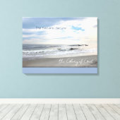 De Heavens verklaren de glorie van God Canvas Afdruk (Insitu (Houten vloer))