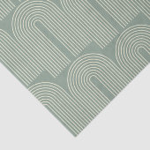 De hedendaagse Kunst van de Arch in Sage Groen Tissuepapier (Detail)