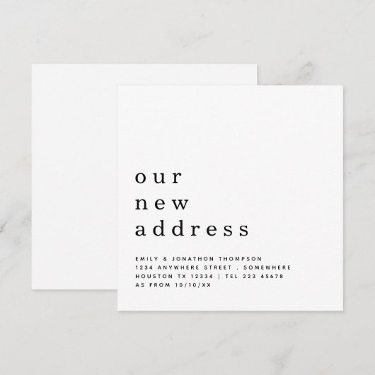 De hedendaagse Tekst Bewegend Nieuwe Details van h Aankondiging (Voorkant / Achterkant)