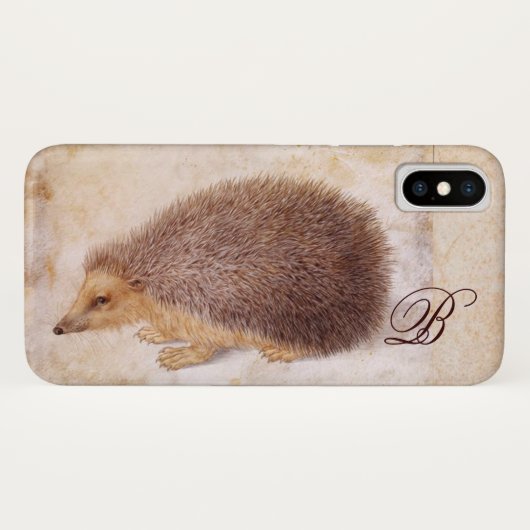 DE HEDGEHOG MONOGRAM Case-Mate iPhone CASE (Achterkant (horizontaal))