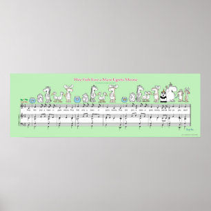 DE HEEL KLEINE OOI VAN VISSEN EEN POSTER VAN