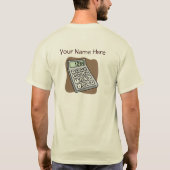 de heer Accountant Tshirt (Achterkant)