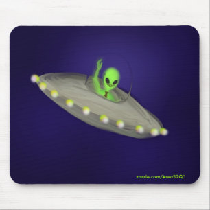 de heer Alien mousepad Muismat