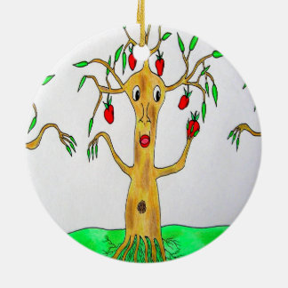 de heer Appletree kerstversiering Keramisch Ornament