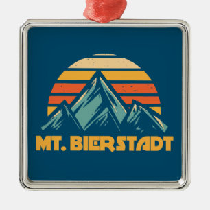 De heer Bierstadt Colorado Retro Turquoise Metalen Ornament