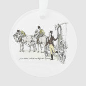 de heer Bingley Arrives - Jane Austen Pride & Prej Ornament (voorkant)