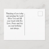 De Heer Bless Bless You Briefkaart (Achterkant)